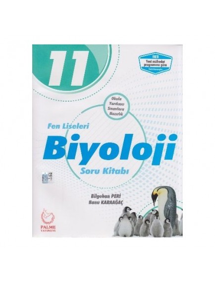 Palme Yayınları 11. Sınıf Fen Liseleri İçim Biyoloji Soru Kitabı
