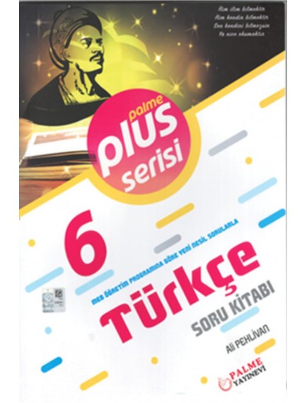 Palme Yayınları 6. Sınıf Plus Türkçe Soru Kitabı