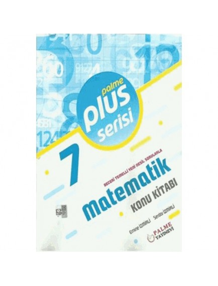 Palme Yayınları 7. Sınıf Matematik Plus Serisi Konu Kitabı