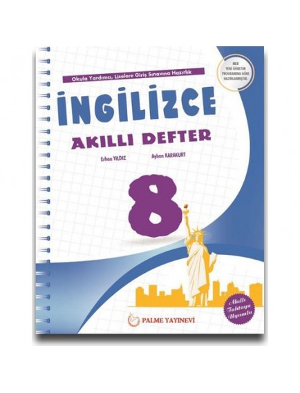 Palme Yayınları 8. Sınıf İngilizce Akıllı Defter