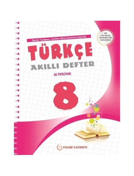 Palme Yayınları 8. Sınıf Türkçe Akıllı Defter
