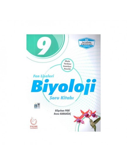 Palme Yayınları 9. Sınıf Biyoloji Soru Bankası Fen Liseleri
