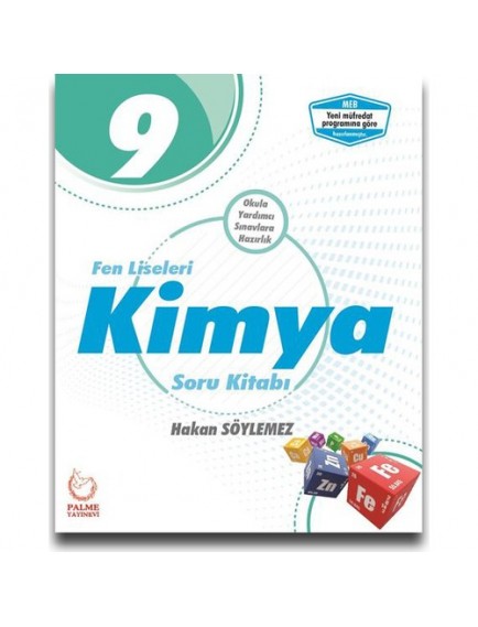 Palme Yayınları 9. Sınıf Fen Liseleri Kimya Soru Kitabı