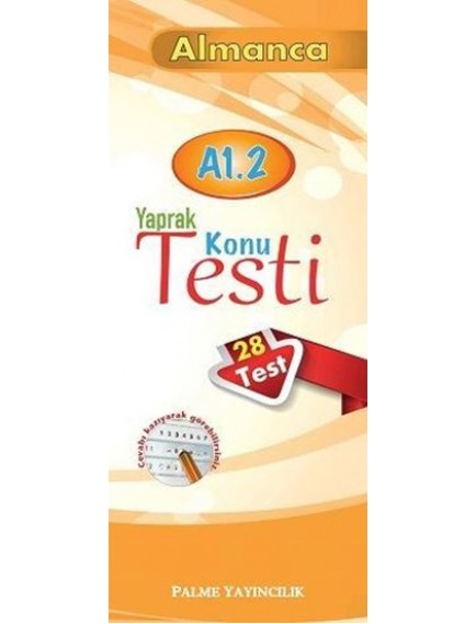 Palme Yayınları Almanca A1.2 Yaprak Test