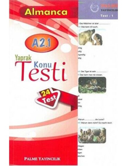 Palme Yayınları Almanca A2.1 Yaprak Test