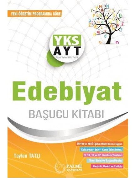 Palme Yayınları Ayt Edebiyat Başucu Kitabı 