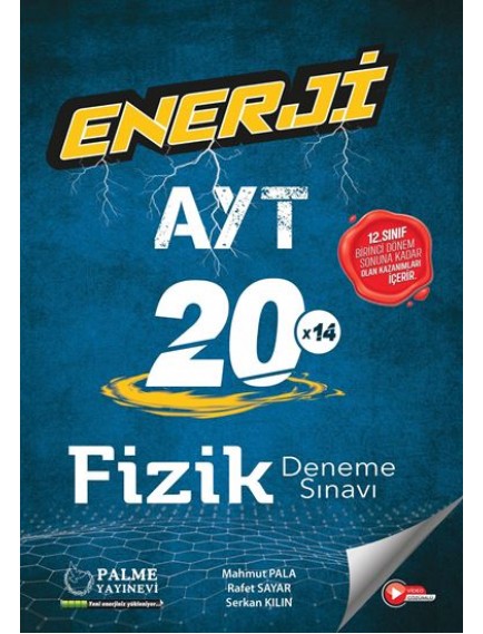Palme Yayınları Ayt Fizik Enerji 20X14 Deneme Sınavı Video Çözümlü