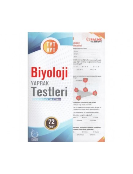 Palme Yayınları Tyt-Ayt Biyoloji Yaprak Test