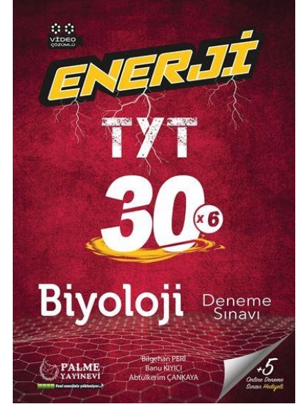 Palme Yayınları Tyt Biyoloji Enerji 30'Lu Deneme