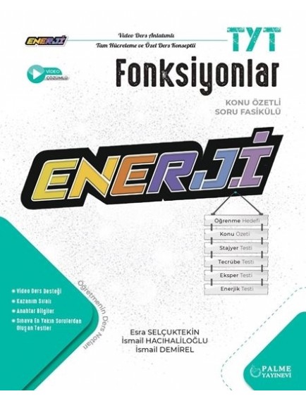 Palme Yayınları Tyt Enerji Fonksiyonlar Konu Özetli Soru Fasikülü