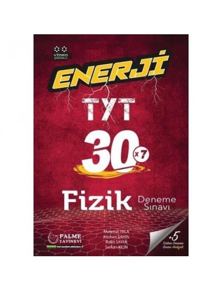 Palme Yayınları Tyt Fizik Enerji 30'Lu Deneme