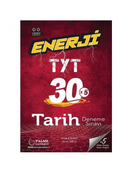 Palme Yayınları Tyt Tarih Enerji 30'Lu Deneme