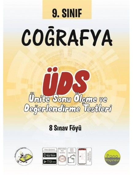 Pano Yayınları 9. Sınıf Coğrafya Ünite Değerlendirme Sınavı