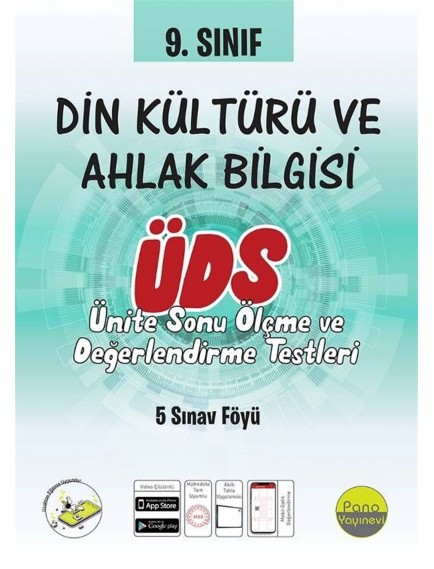 Pano Yayınları 9. Sınıf Din Kültürü Ve Ahlak Bilgisi Ünite Değerlendirme Sınavı
