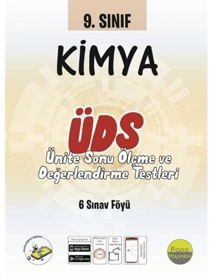 Pano Yayınları 9. Sınıf Kimya Ünite Değerlendirme Sınavı
