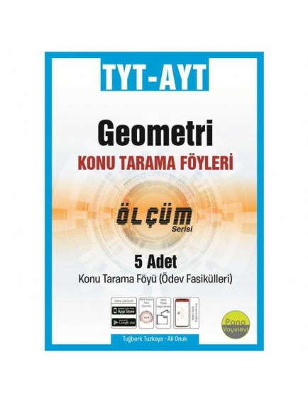 Pano Yayınları Tyt-Ayt Geometri Konu Tarama Föyleri