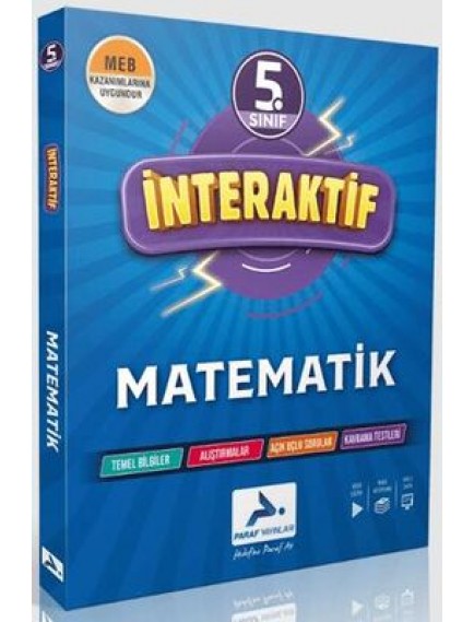 Paraf Yayınları 5. Sınıf Matematik İnteraktif Soru Bankası