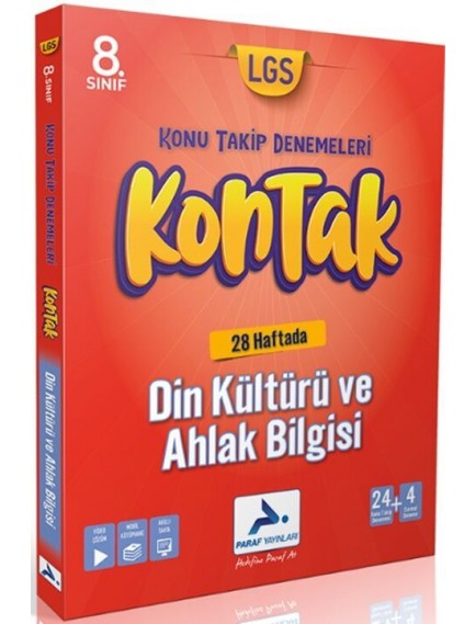Paraf Yayınları 8. Sınıf Din Kültürü Kontak 28 Li Deneme
