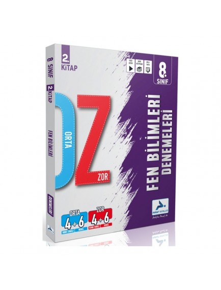 Paraf Yayınları 8. Sınıf Fen Bilimleri Orta Zor 4+6 Denemeleri