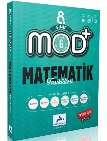 Paraf Yayınları 8.Sınıf Matematik Mod Anlatım Fasikülleri