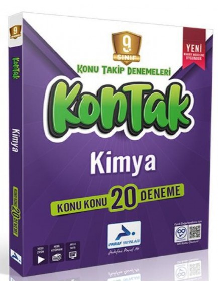 Paraf Yayınları 9.Sınıf Kimya Kontak Deneme
