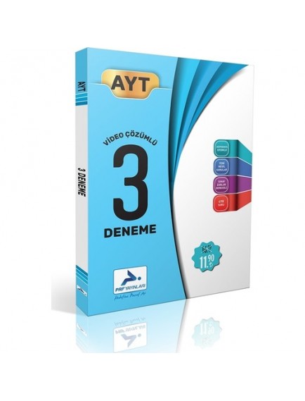 Paraf Yayınları Ayt 3 Fasikül Deneme