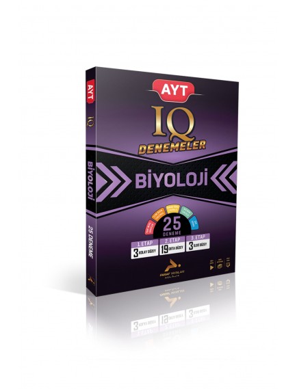 Paraf Yayınları Ayt Biyoloji Iq 25 Deneme