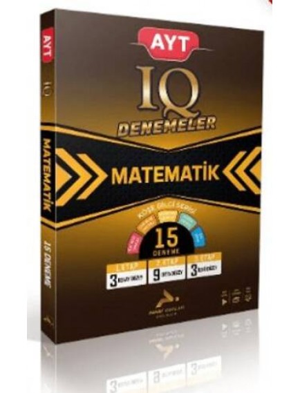 Paraf Yayınları Ayt Matematik Iq 15 Branş Deneme 