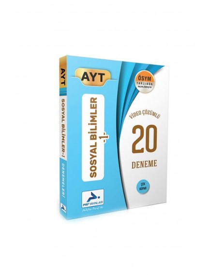 Paraf Yayınları Ayt Sosyal Bilimler-1 Video 20 Çözümlü Deneme 