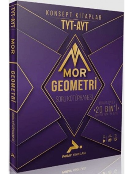 Paraf Yayınları Tyt-Ayt Geometri Mor Soru Kütüphanesi