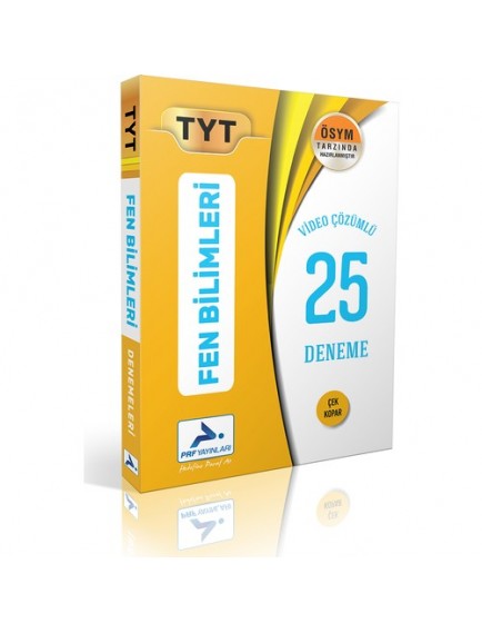 Paraf Yayınları Tyt Fen Bilimleri Video Çözümlü 25 Deneme