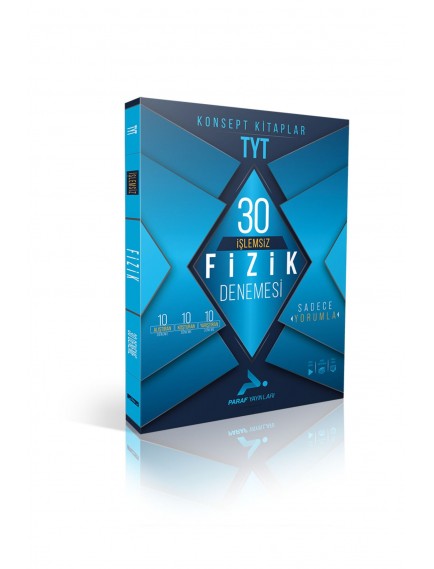 Paraf Yayınları Tyt Fizik İşlemsiz 30 Deneme 