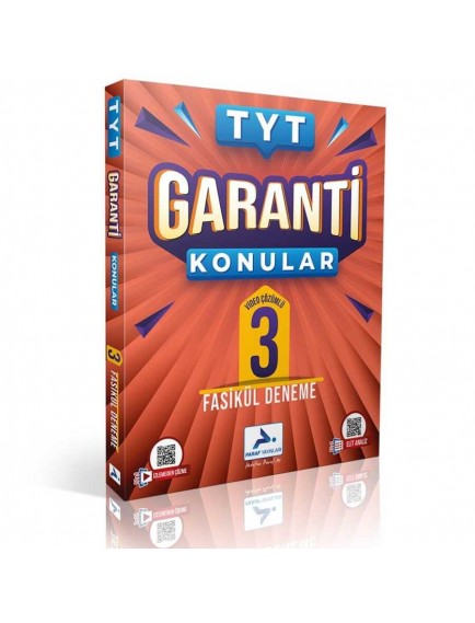 Paraf Yayınları Tyt Garanti Konular 3 Fasikül Deneme