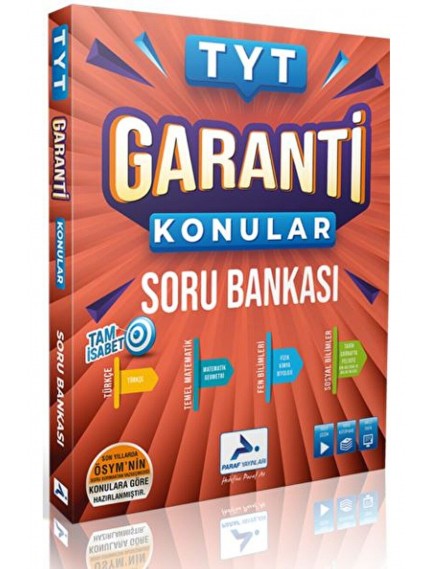 Paraf Yayınları Tyt Garanti Konular Soru Bankası 