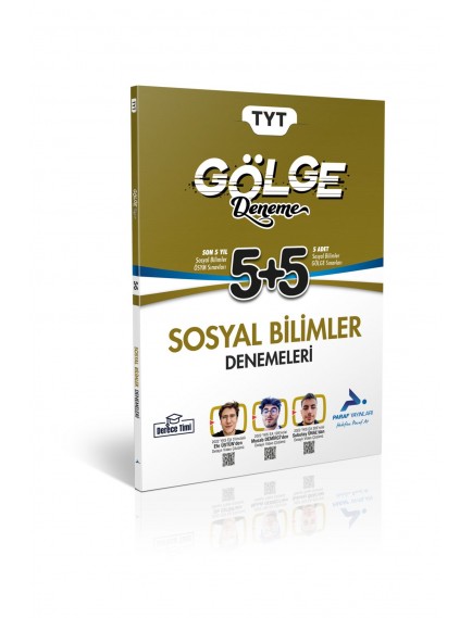 Paraf Yayınları Tyt Sosyal Bilgiler Derece Timi Gölge Deneme 5+5