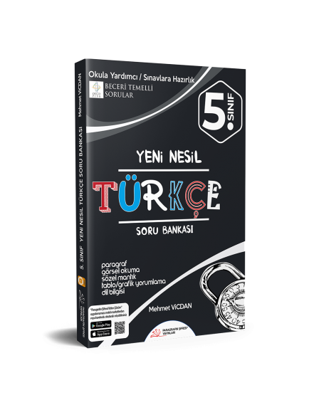 Paragrafın Şifresi Yayınları 5. Sınıf Yeni Nesil Türkçe Soru Bankası