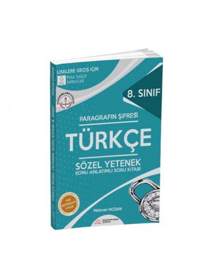 Paragrafın Şifresi Yayınları 8. Sınıf  Anlam Bilgisi Metot Anlatımlı Soru Bankası