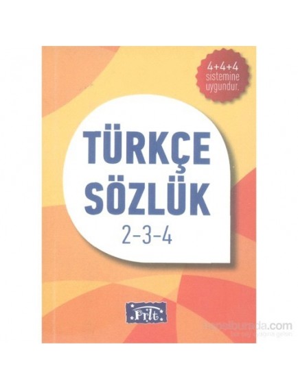 İlköğretim Türkçe Sözlük - Kolektif - Parıltı Yayınları