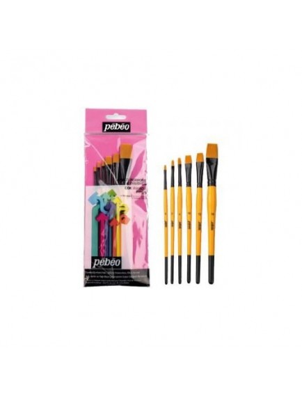 Pebeo 6'Lı Fırça Seti No:3
