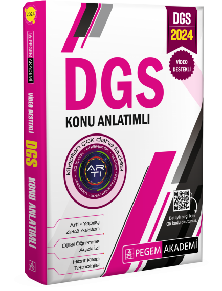 Pegem Akademi Yayınları Dgs Konu Anlatımlı