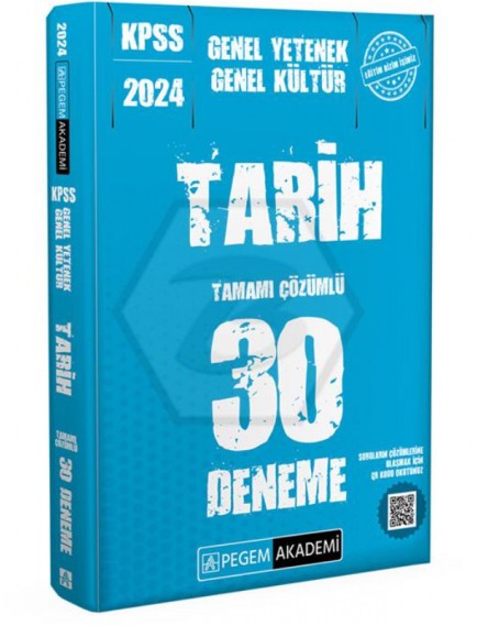 Pegem Akademi Yayınları Kpss Genel Kültür Genel Yetenek Tarih 30 Deneme 