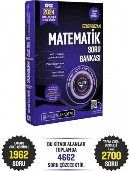 Pegem Akademi Yayınları Kpss Genel Yetenek Genel Kültür Matematik Ezberbozan Soru Bankası 