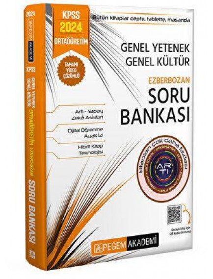 Pegem Akademi Yayınları Kpss Genel Yetenek Genel Kültür Ortaöğretim Ezberbozan Soru Bankası 