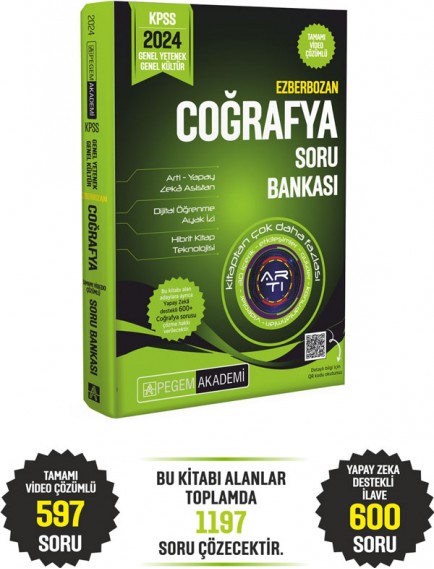 Pegem Akademi Yayınlarıkpss Genel Yetenek Genel Kültür Coğrafya  Ezberbozan Soru Bankası 