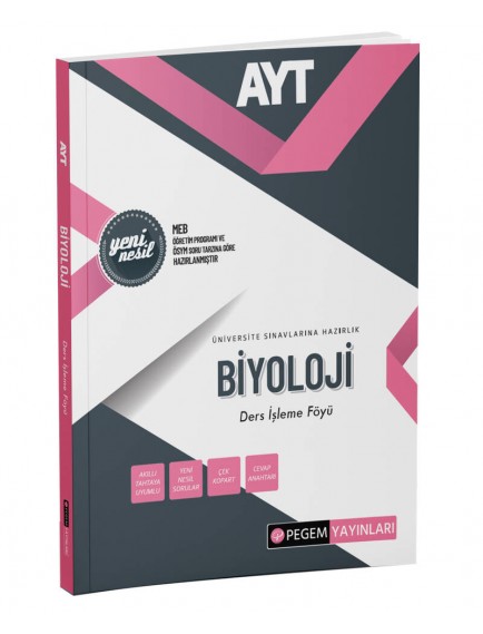 Pegem Yayınları Ayt Biyoloji Ders İşleme Föyü