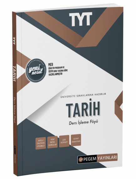 Pegem Yayınları Tyt Tarih Ders İşleme Föyü