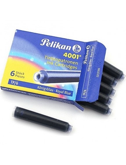 Pelikan Dolmakalem Kartuşu 4001 Mavi 6'Lı