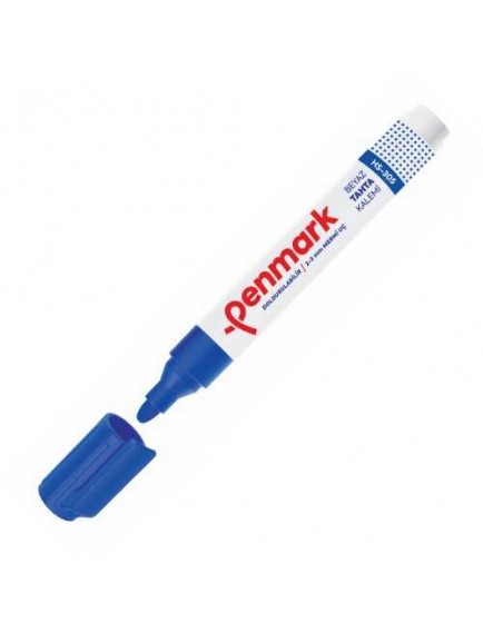 Penmark Beyaz Tahta Kalemi Mavi Hs 305 2