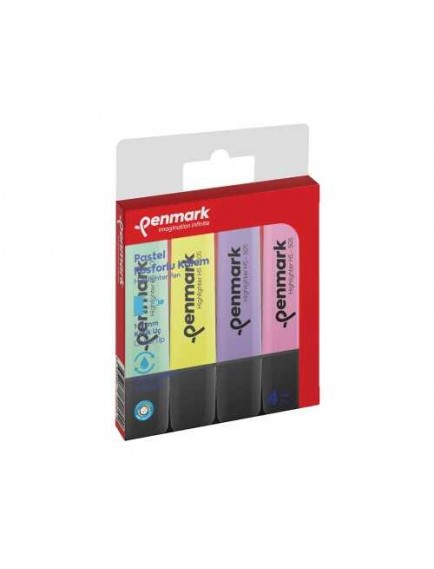 Penmark Fosforlu Kalem Renk Pastel 4 Lü Hs 505 4P