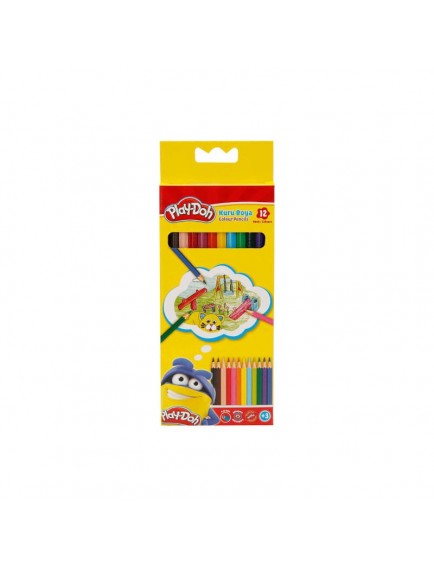 Play-Doh 12 Renk Kuru Boya / Tam Boy